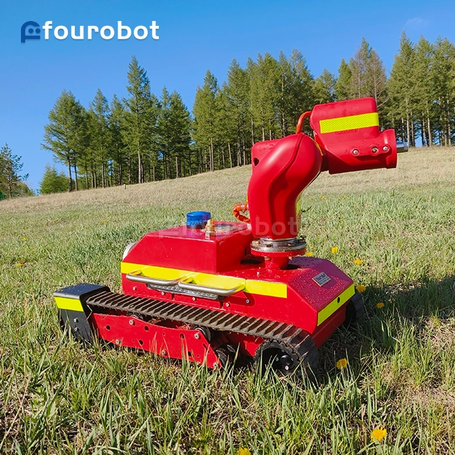 5G control Fire Robot
